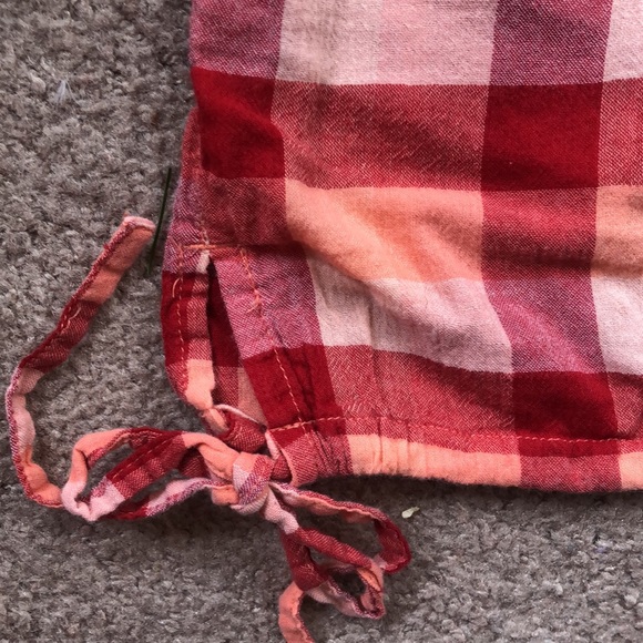 The North Face summer plaid camping outdoor blouse Womens M 100% organic cotton - Picture 6 of 9